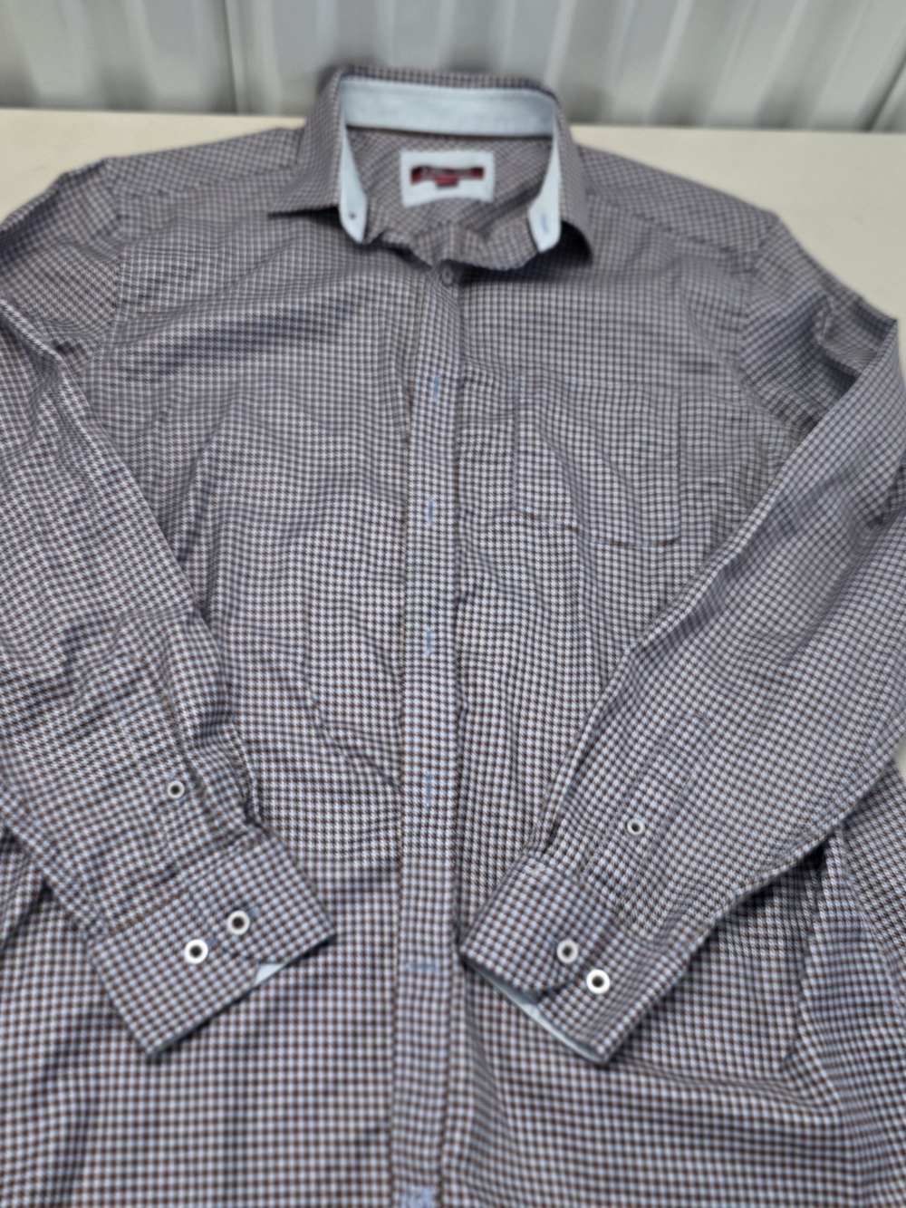 Johnson Murphy XC4 Shirt Mens Multi Color Extreme Comfort Button Down L